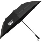 58" Recycled Folding Golf Umbrella - 5050-11BKAngle-Right 58" Recycled Folding Golf Umbrella - 5050-11BKAngle-Right