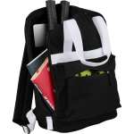 Varsity Recycled Backpack - SM-8221BKFront Varsity Recycled Backpack - SM-8221BKFront