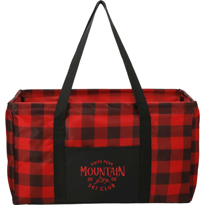 Buffalo Plaid Utility Tote 1 Buffalo Plaid Utility Tote 1