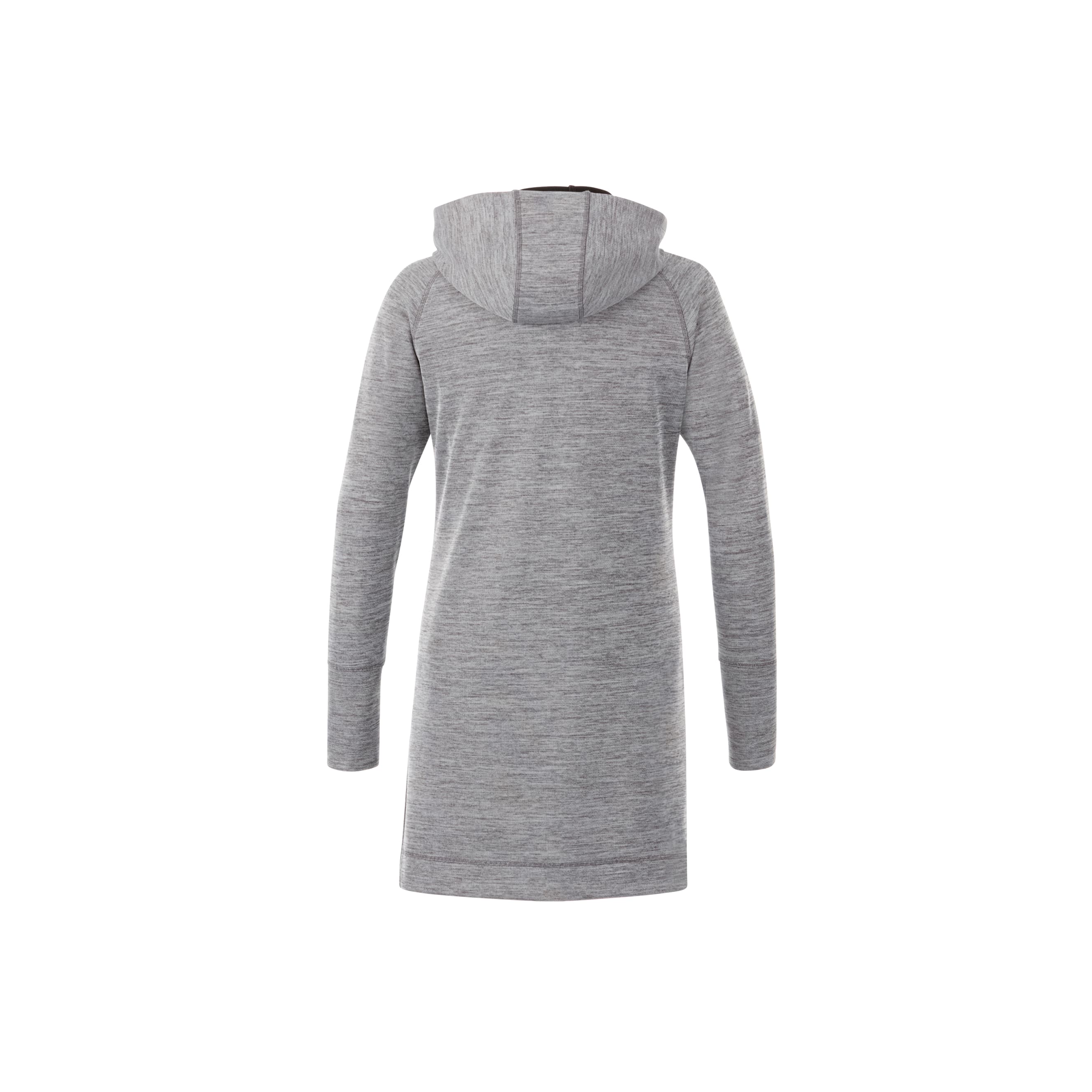 Women's ODELL Performance Knit Tunic Length Full Zip Hoodie with Thumb Holes 1