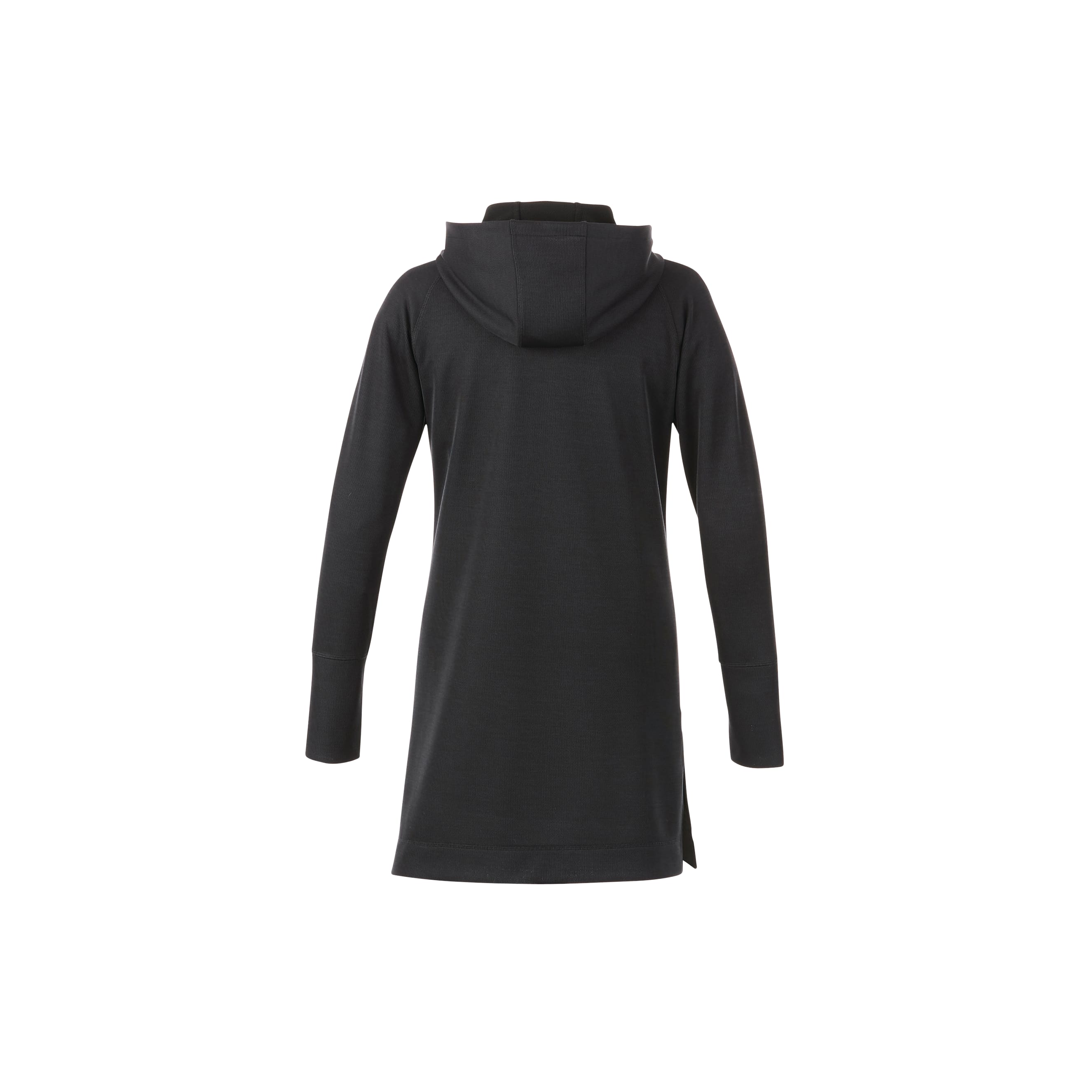 Women's ODELL Performance Knit Tunic Length Full Zip Hoodie with Thumb Holes 1
