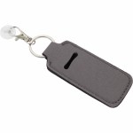 Bottle Charm w/ Neoprene Chapstick Holder - SM-6559GYFront Bottle Charm w/ Neoprene Chapstick Holder - SM-6559GYFront
