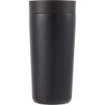 Maddie Recycled Vacuum Tumbler w/ 360 Lid 16oz - SM-6564BKFront Maddie Recycled Vacuum Tumbler w/ 360 Lid 16oz - SM-6564BKFront