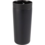 Maddie Recycled Vacuum Tumbler w/ 360 Lid 16oz - SM-6564BKFront Maddie Recycled Vacuum Tumbler w/ 360 Lid 16oz - SM-6564BKFront