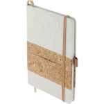 5.5'' x 8.5'' FSC® Mix Recycled Cotton Cork Notebook - SM-3646NTAngle-Left 5.5'' x 8.5'' FSC® Mix Recycled Cotton Cork Notebook - SM-3646NTAngle-Left