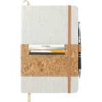 5.5'' x 8.5'' FSC® Mix Recycled Cotton Cork Notebook - SM-3646NTFront 5.5'' x 8.5'' FSC® Mix Recycled Cotton Cork Notebook - SM-3646NTFront