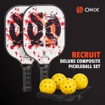 Onix Recruit Composite Pickleball Set - 1801-03WHFront Onix Recruit Composite Pickleball Set - 1801-03WHFront
