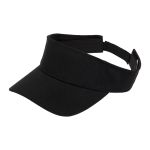 Recycled Cotton Twill Visor - Black Recycled Cotton Twill Visor - Black