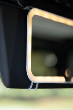 Car Visor Lighted Mirror - SM-9565WHAngle-Right Car Visor Lighted Mirror - SM-9565WHAngle-Right