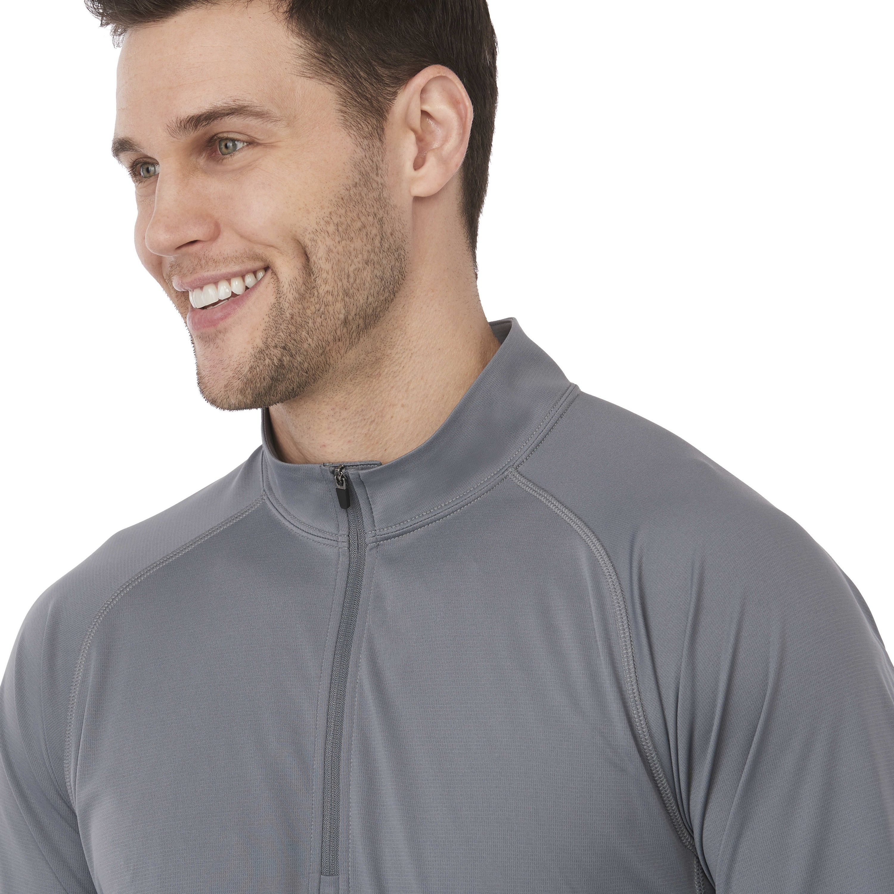 Men's EVANS Eco Knit Performance Quarter Zip 1