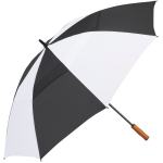 58" Recycled Golf Umbrella - 5050-04BKWAngle-Right 58" Recycled Golf Umbrella - 5050-04BKWAngle-Right