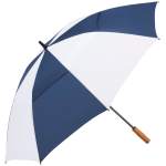 58" Recycled Golf Umbrella - 5050-04BKAngle-Left 58" Recycled Golf Umbrella - 5050-04BKAngle-Left