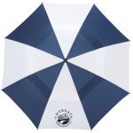 58" Recycled Golf Umbrella - 5050-04BKGYFront 58" Recycled Golf Umbrella - 5050-04BKGYFront