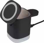 Glow 3-in-1 MagClick™ 15W Wireless Charging Stand - 7143-71BKAngle-Right Glow 3-in-1 MagClick™ 15W Wireless Charging Stand - 7143-71BKAngle-Right