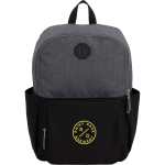 Paired Recycled 15'' Laptop Backpack - 9898-06BKFront Paired Recycled 15'' Laptop Backpack - 9898-06BKFront