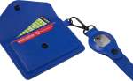 Recycled Wrist Lanyard with Card Holder - SM-2471BLAngle-Right Recycled Wrist Lanyard with Card Holder - SM-2471BLAngle-Right
