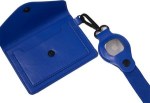 Recycled Wrist Lanyard with Card Holder - SM-2471BLAngle-Right Recycled Wrist Lanyard with Card Holder - SM-2471BLAngle-Right
