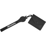 Recycled Wrist Lanyard with Card Holder - SM-2471BKAngle-Right Recycled Wrist Lanyard with Card Holder - SM-2471BKAngle-Right