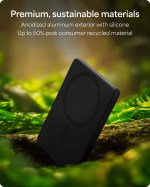 mophie Slim 5,000 mAh Qi 2 Wireless Power Bank - 7124-33GYFront mophie Slim 5,000 mAh Qi 2 Wireless Power Bank - 7124-33GYFront