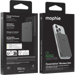 mophie Slim 5,000 mAh Qi 2 Wireless Power Bank - 7124-33GYFront mophie Slim 5,000 mAh Qi 2 Wireless Power Bank - 7124-33GYFront