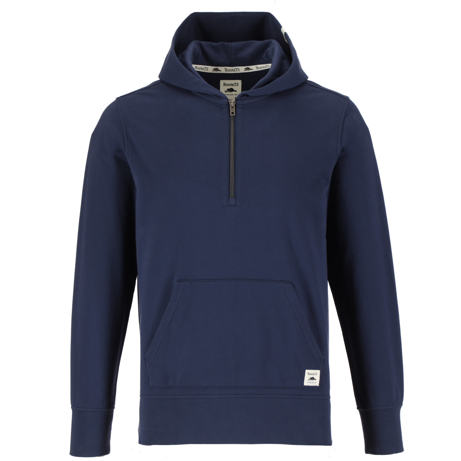 Unisex Roots73 CANMORE Eco French Terry Quarter Zip Hoodie 2