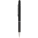 Nadine Recycled Soft Touch Gel Stylus - 1066-70BKFront Nadine Recycled Soft Touch Gel Stylus - 1066-70BKFront