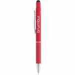 Nadine Recycled Soft Touch Gel Stylus - 1066-70RDFront Nadine Recycled Soft Touch Gel Stylus - 1066-70RDFront