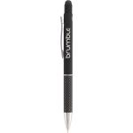 Nadine Recycled Soft Touch Gel Stylus - 1066-70BKFront Nadine Recycled Soft Touch Gel Stylus - 1066-70BKFront