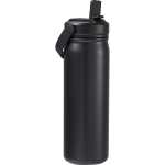 Carpo 20oz Straw lid Vacuum Bottle - SM-6992BKAngle-Right Carpo 20oz Straw lid Vacuum Bottle - SM-6992BKAngle-Right