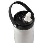 Carpo 20oz Straw lid Vacuum Bottle - SM-6992WHFront Carpo 20oz Straw lid Vacuum Bottle - SM-6992WHFront