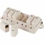Wellable™ Daily Pill and Supplement Organizer - 1415-09CRMFront Wellable™ Daily Pill and Supplement Organizer - 1415-09CRMFront