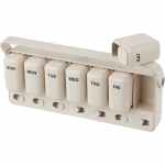 Wellable™ Daily Pill and Supplement Organizer - 1415-09CRMFront Wellable™ Daily Pill and Supplement Organizer - 1415-09CRMFront