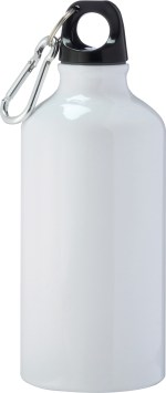 Li'l Shorty 17oz Aluminum Sports Bottle - SM-6788RCWHFront Li'l Shorty 17oz Aluminum Sports Bottle - SM-6788RCWHFront