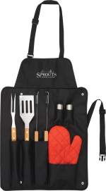 BBQ Now Apron and 7 piece BBQ Set 1 BBQ Now Apron and 7 piece BBQ Set 1