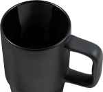 Camden 13oz Ceramic Mug w/ Lid - 1600-74BKFront Camden 13oz Ceramic Mug w/ Lid - 1600-74BKFront