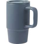 Camden 13oz Ceramic Mug w/ Lid - 1600-74NYAngle-Left Camden 13oz Ceramic Mug w/ Lid - 1600-74NYAngle-Left
