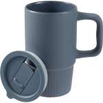 Camden 13oz Ceramic Mug w/ Lid - 1600-74NYFront Camden 13oz Ceramic Mug w/ Lid - 1600-74NYFront