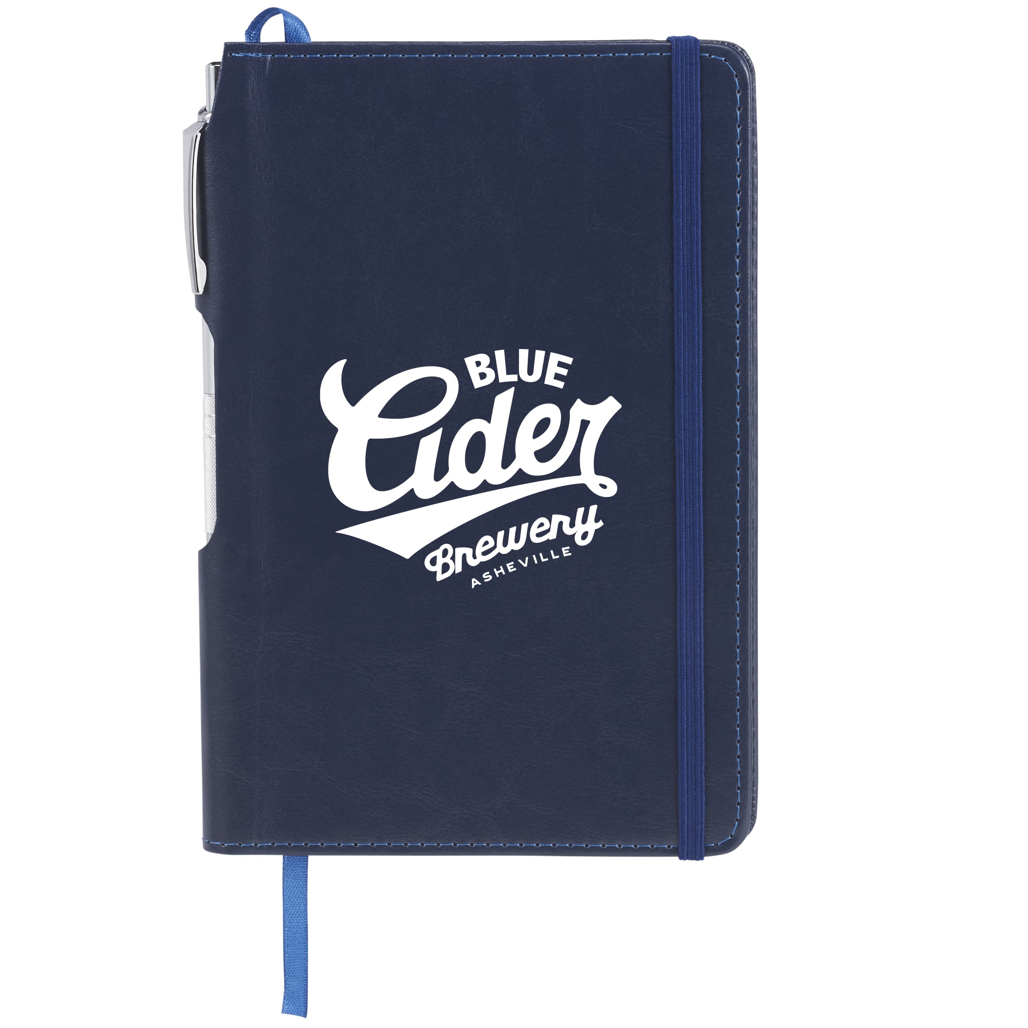 6'' x 8.5'' FSC® Mix Viola Bound Notebook with Pen 1