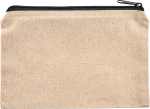 8oz. Cotton Travel Pouch - SM-9938NTFront 8oz. Cotton Travel Pouch - SM-9938NTFront