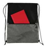 Recycled Graphite Drawstring - SM-5958GABack Recycled Graphite Drawstring - SM-5958GABack