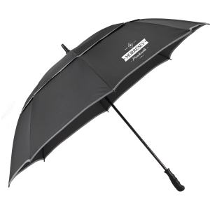62" RPET Golf Umbrella w/ Reflective Trim 1 62" RPET Golf Umbrella w/ Reflective Trim 1