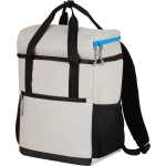 Glacial RPET Backpack Cooler - 3750-96BKFront Glacial RPET Backpack Cooler - 3750-96BKFront