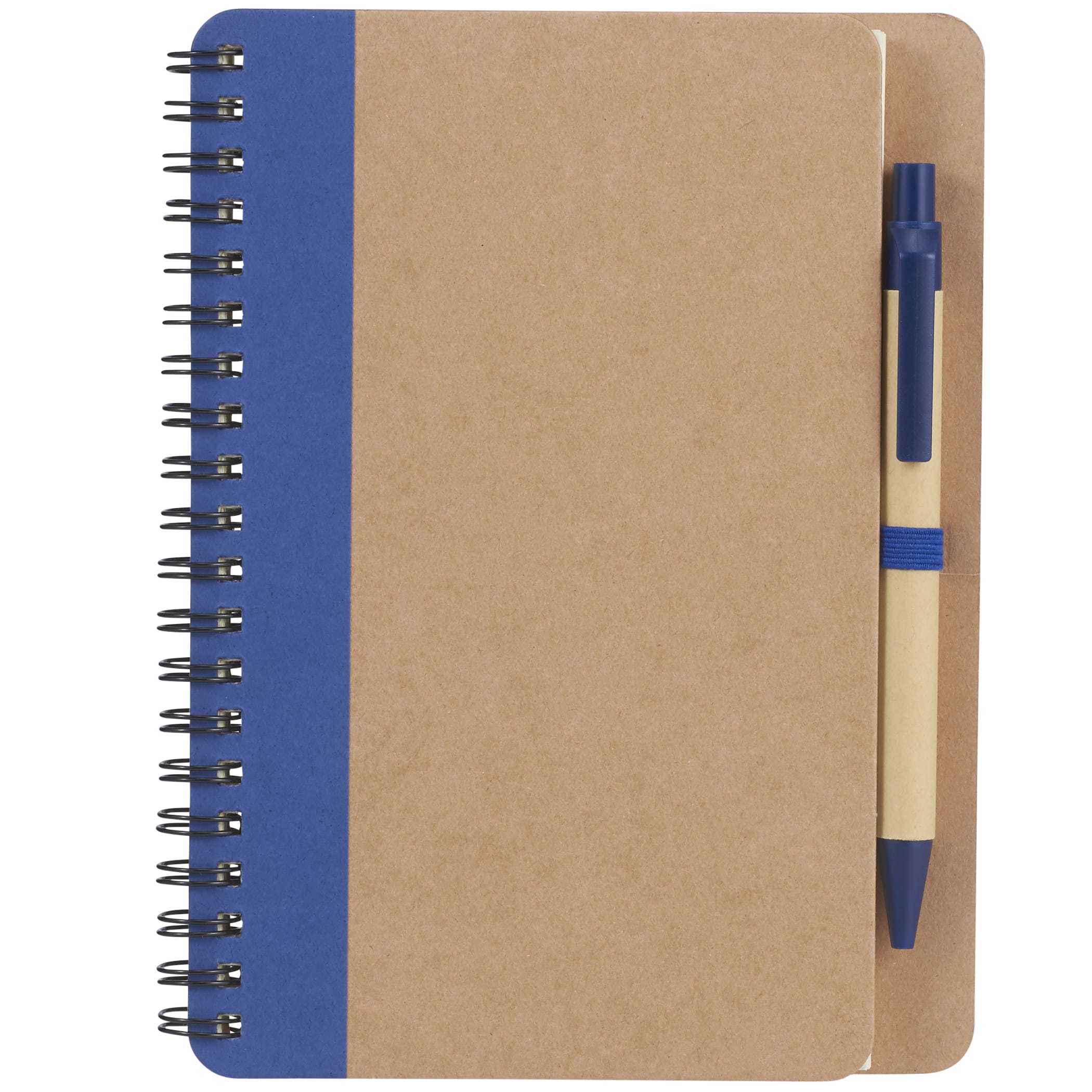 5'' x 7'' FSC® Mix Eco-Friendly Spiral Notebook with Pen 1
