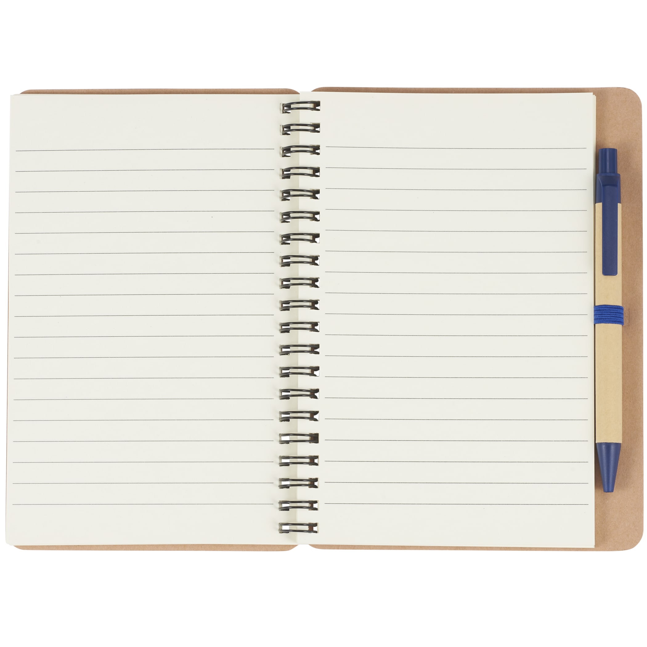 5'' x 7'' FSC® Mix Eco-Friendly Spiral Notebook with Pen 1