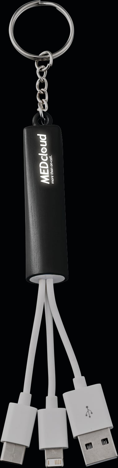 Route Light Up Logo 3-in-1 Cable 1