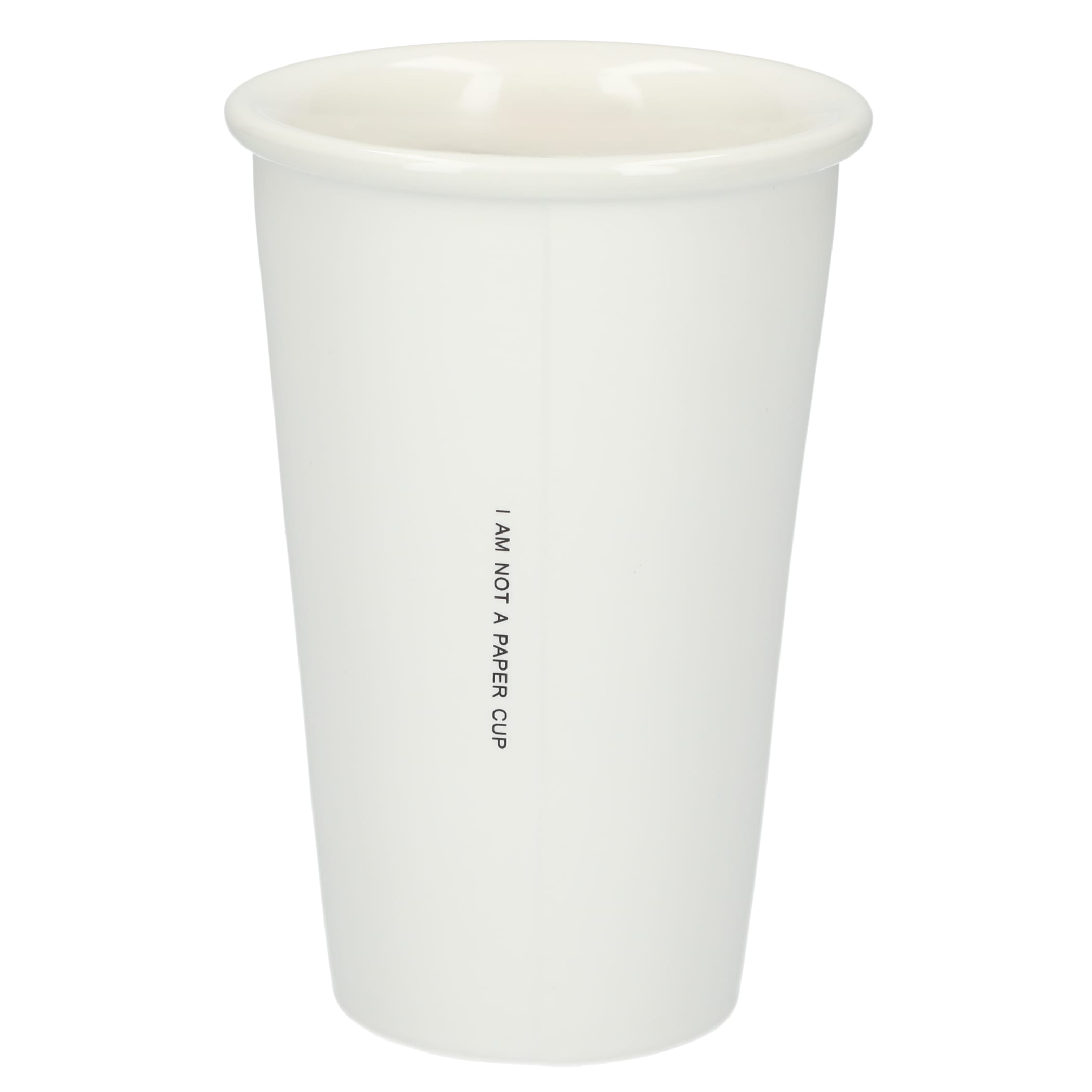 I'm Not a Paper Cup 10oz Ceramic Tumbler 1