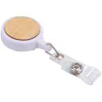 Bamboo Badge Holder - SM-2473NTWHFront Bamboo Badge Holder - SM-2473NTWHFront