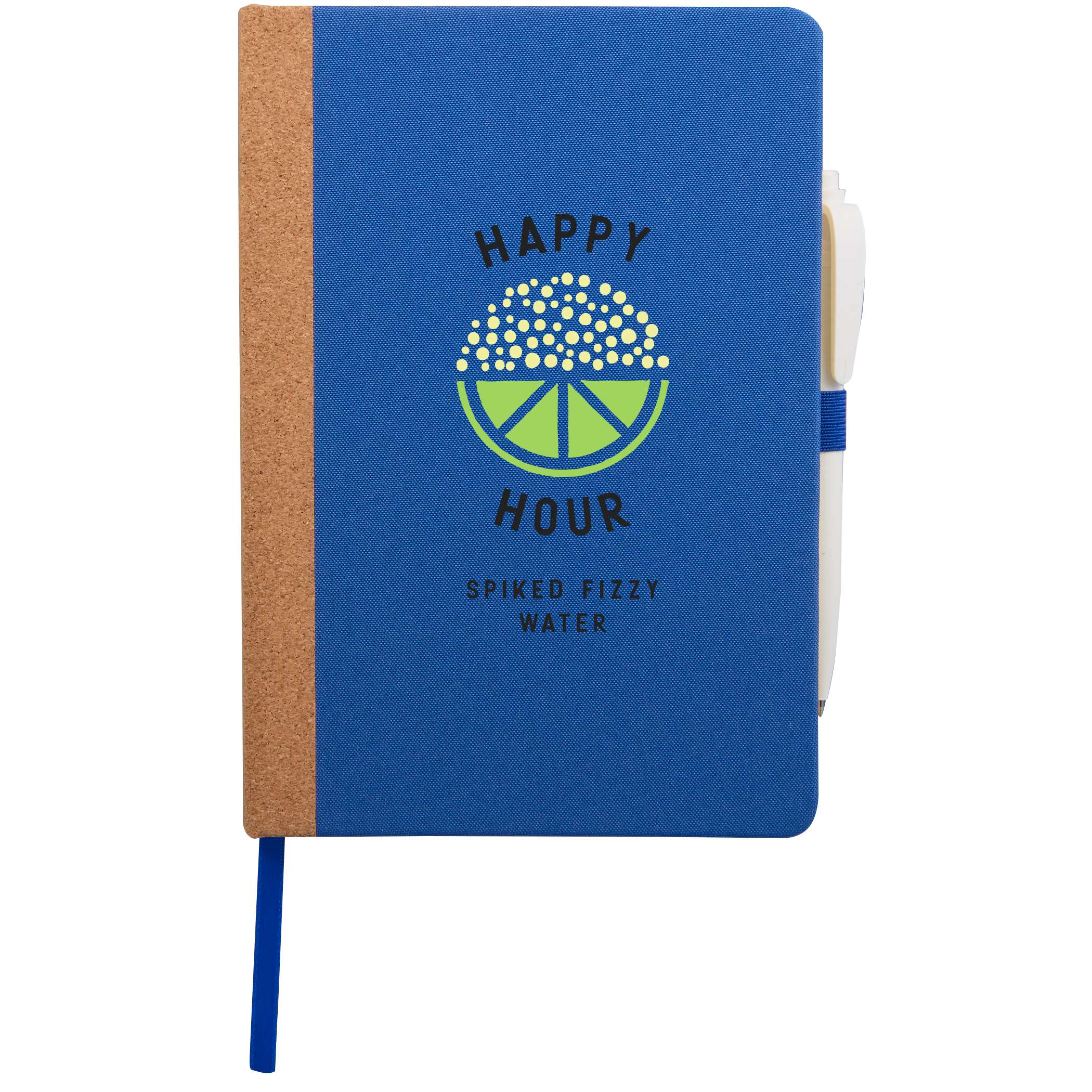 5.5'' x 8.5'' Recycled PET and Cork Bound Journal 1