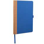 5.5'' x 8.5'' Recycled PET and Cork Bound Journal - SM-5313BLAngle-Right 5.5'' x 8.5'' Recycled PET and Cork Bound Journal - SM-5313BLAngle-Right