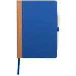 5.5'' x 8.5'' Recycled PET and Cork Bound Journal - SM-5313BLFront 5.5'' x 8.5'' Recycled PET and Cork Bound Journal - SM-5313BLFront